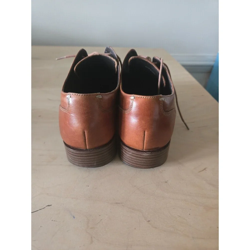 Cole Haan Grand OS Apron Split Toe Lace Up Leather Oxford Brown Men’s 8.5 M